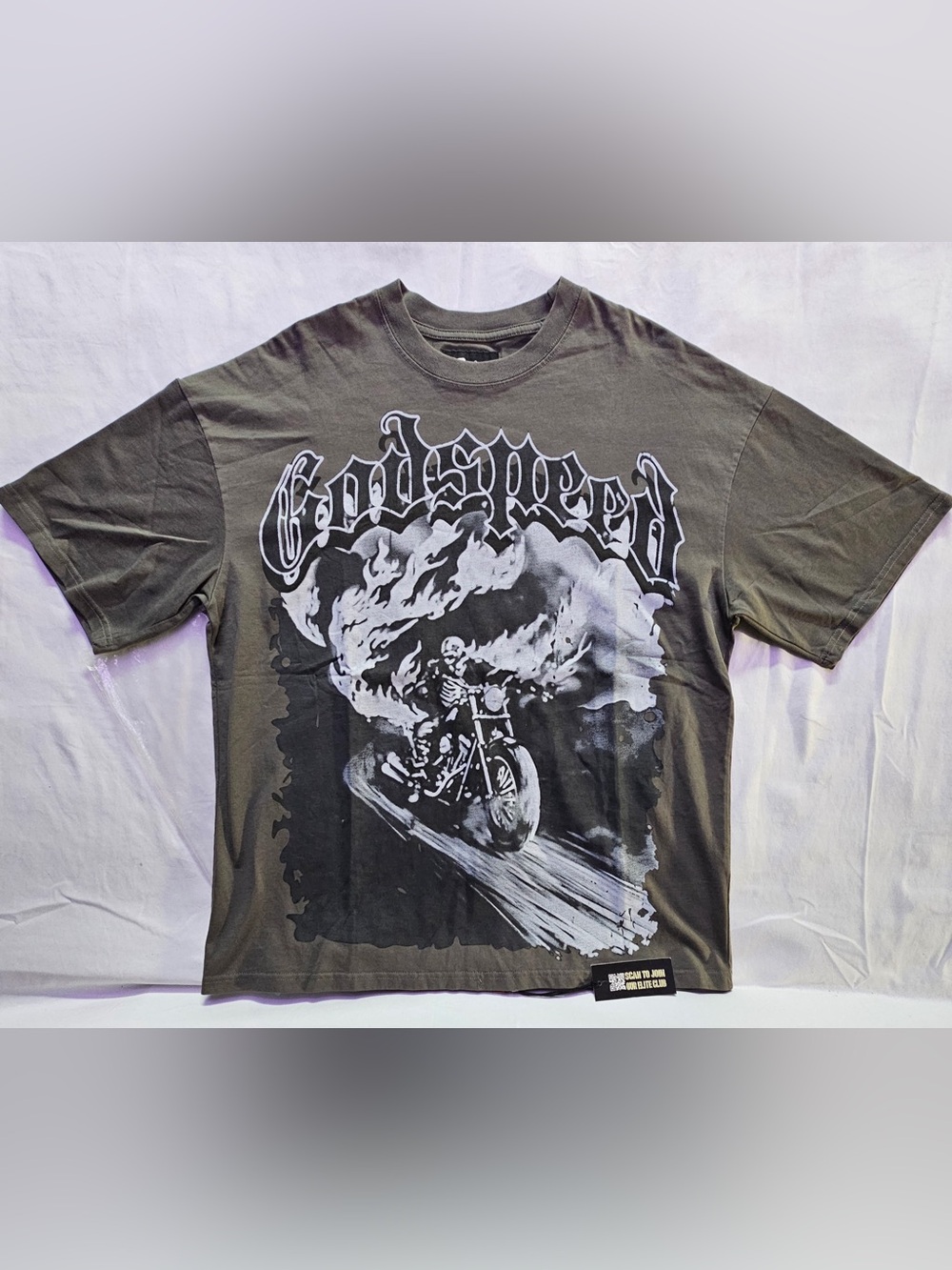 Godspeed Graphic Tee - Motorcycle Print